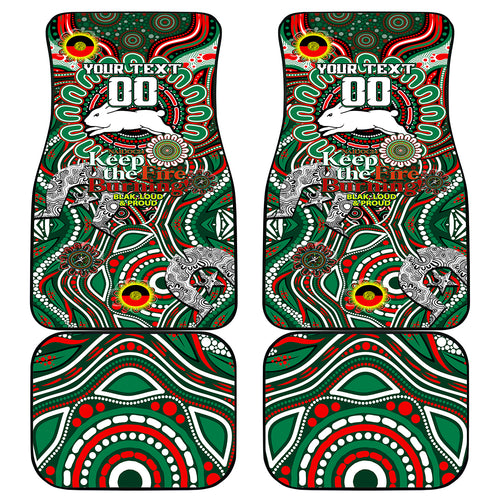 NAIDOC Week 2024 Rabbitohs Car Mats Mascot Rugby