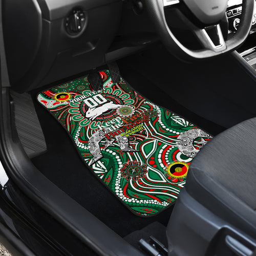 NAIDOC Week 2024 Rabbitohs Car Mats Mascot Rugby