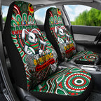 NAIDOC Week 2024 Rabbitohs Car Seat Cover Mascot Rugby