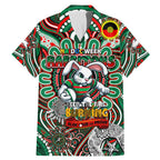 Custom NAIDOC Week 2024 Rabbitohs Family Matching Mermaid Dress and Hawaiian Shirt Mascot Rugby DT02