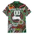 Custom NAIDOC Week 2024 Rabbitohs Family Matching Summer Maxi Dress and Hawaiian Shirt Mascot Rugby DT02