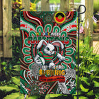 NAIDOC Week 2024 Rabbitohs Garden Flag Mascot Rugby