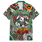 Custom NAIDOC Week 2024 Rabbitohs Hawaiian Shirt Mascot Rugby DT02