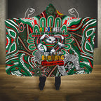 NAIDOC Week 2024 Rabbitohs Hooded Blanket Mascot Rugby