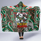 NAIDOC Week 2024 Rabbitohs Hooded Blanket Mascot Rugby