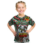 Custom NAIDOC Week 2024 Rabbitohs Kid T Shirt Mascot Rugby DT02
