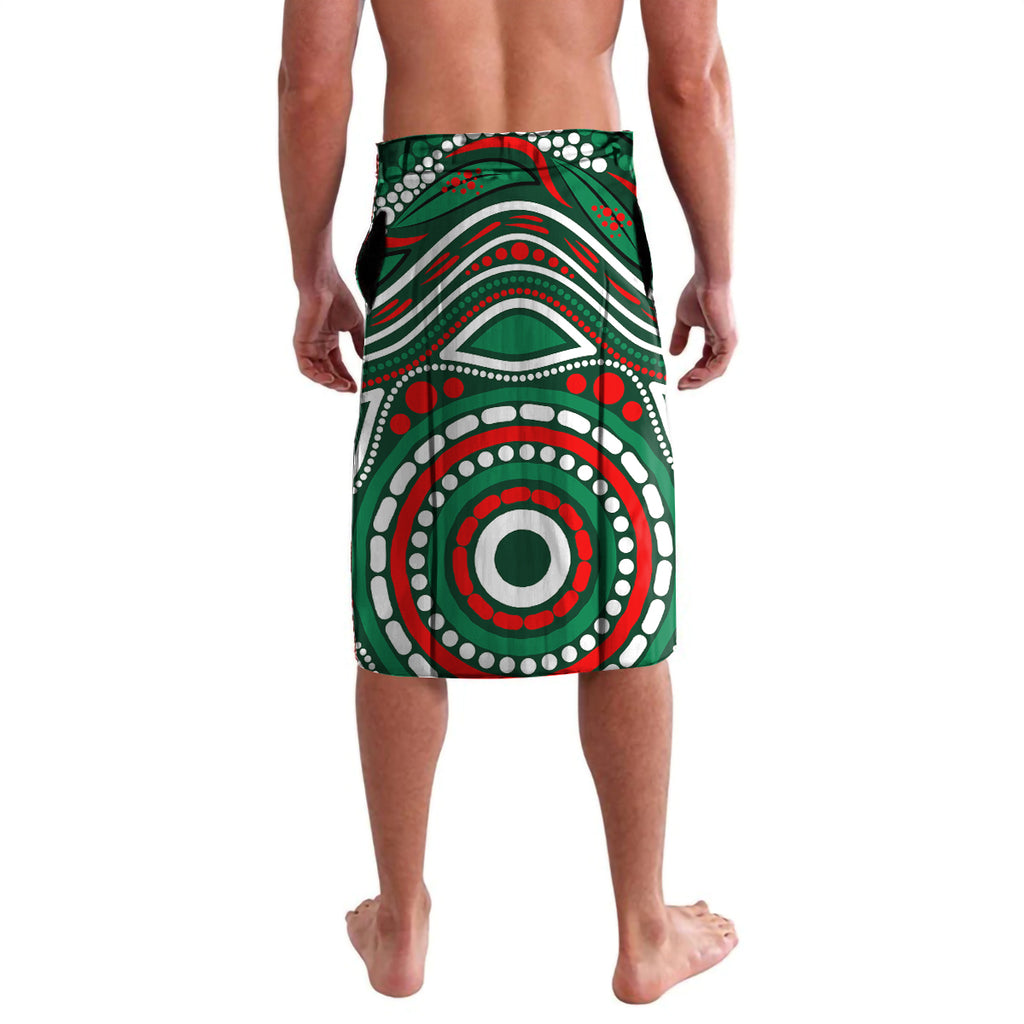 Custom NAIDOC Week 2024 Rabbitohs Lavalava Mascot Rugby DT02