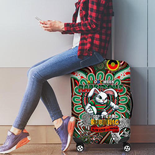 NAIDOC Week 2024 Rabbitohs Luggage Cover Mascot Rugby