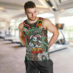 Custom NAIDOC Week 2024 Rabbitohs Men Tank Top Mascot Rugby DT02
