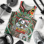Custom NAIDOC Week 2024 Rabbitohs Men Tank Top Mascot Rugby DT02