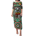 Custom NAIDOC Week 2024 Rabbitohs Puletasi Mascot Rugby DT02