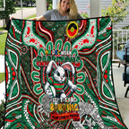 NAIDOC Week 2024 Rabbitohs Quilt Mascot Rugby