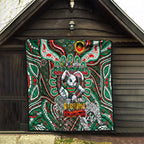 NAIDOC Week 2024 Rabbitohs Quilt Mascot Rugby