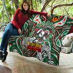 NAIDOC Week 2024 Rabbitohs Quilt Mascot Rugby