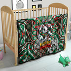 NAIDOC Week 2024 Rabbitohs Quilt Mascot Rugby
