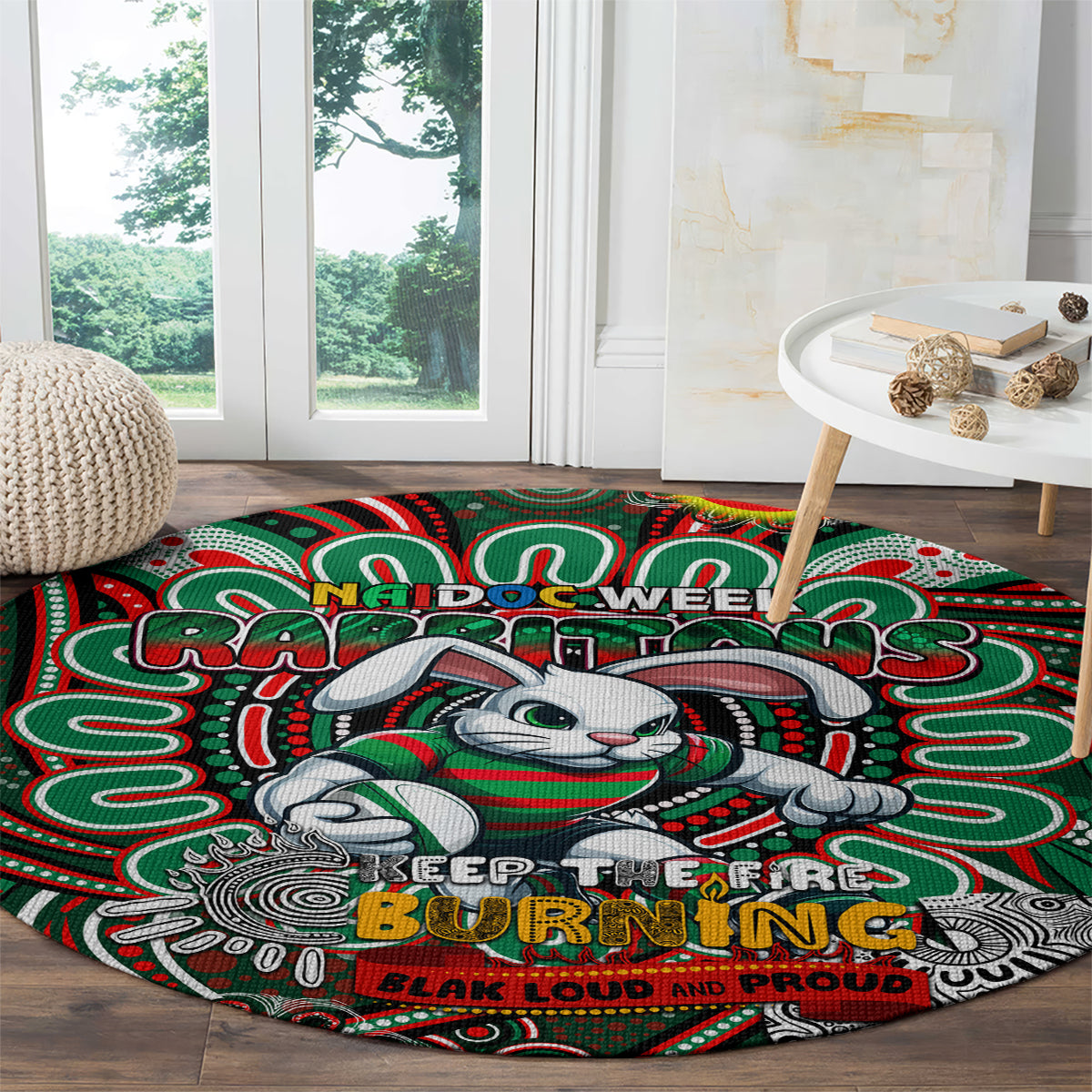 NAIDOC Week 2024 Rabbitohs Round Carpet Mascot Rugby