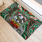 NAIDOC Week 2024 Rabbitohs Rubber Doormat Mascot Rugby