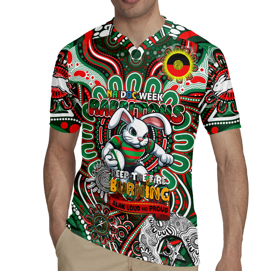 Custom NAIDOC Week 2024 Rabbitohs Rugby Jersey Mascot Rugby DT02