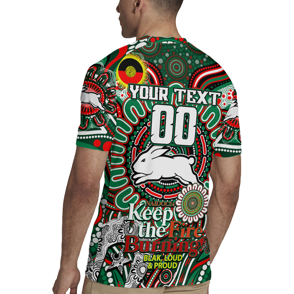 Custom NAIDOC Week 2024 Rabbitohs Rugby Jersey Mascot Rugby DT02