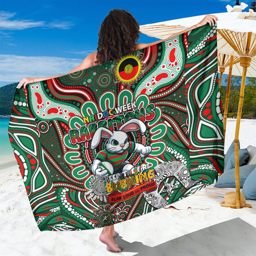 NAIDOC Week 2024 Rabbitohs Sarong Mascot Rugby