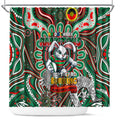 NAIDOC Week 2024 Rabbitohs Shower Curtain Mascot Rugby
