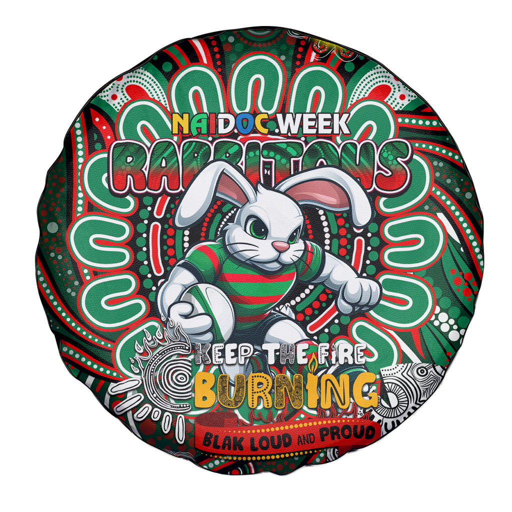 NAIDOC Week 2024 Rabbitohs Spare Tire Cover Mascot Rugby