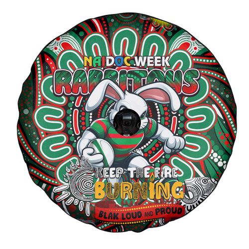 NAIDOC Week 2024 Rabbitohs Spare Tire Cover Mascot Rugby