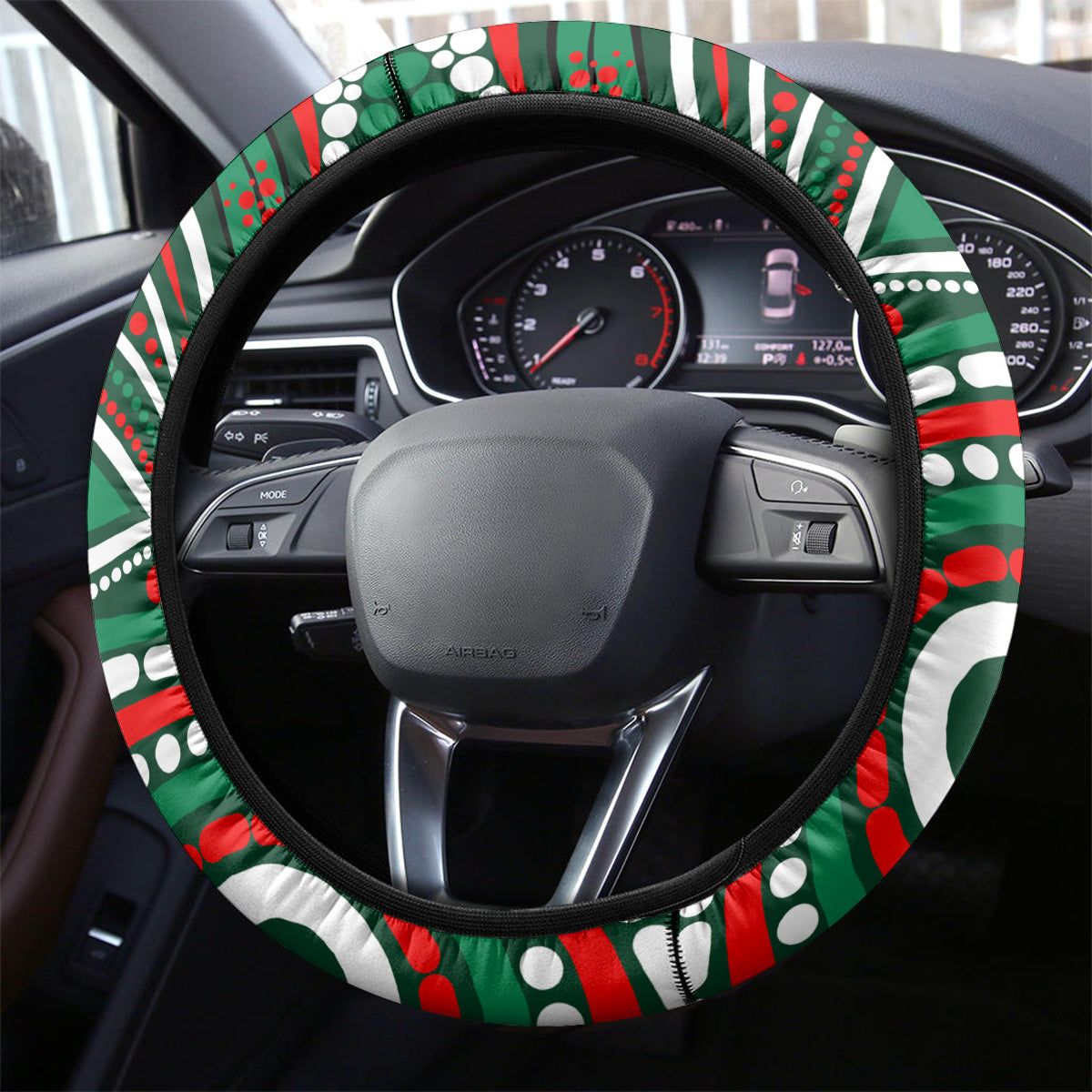 NAIDOC Week 2024 Rabbitohs Steering Wheel Cover Mascot Rugby