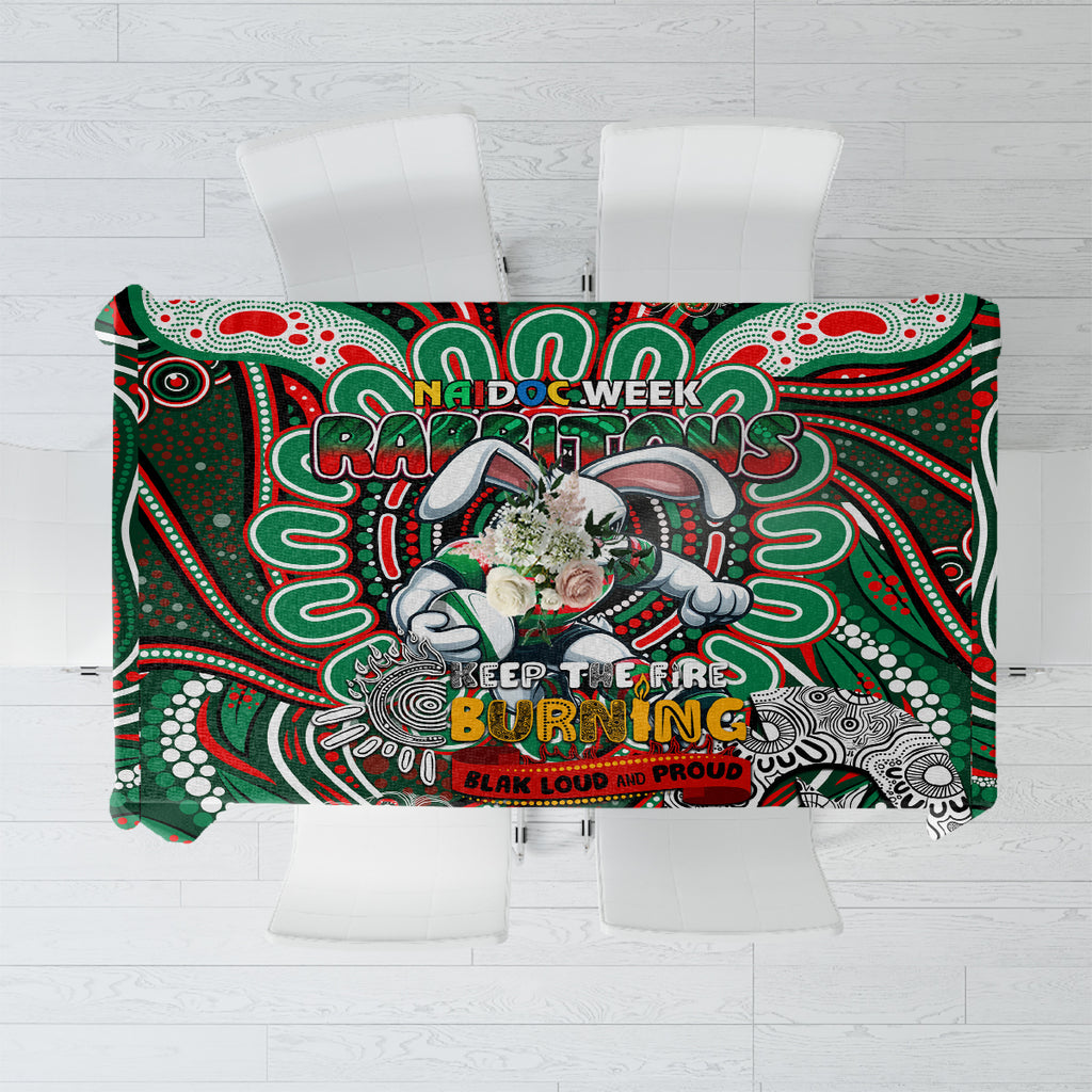 NAIDOC Week 2024 Rabbitohs Tablecloth Mascot Rugby