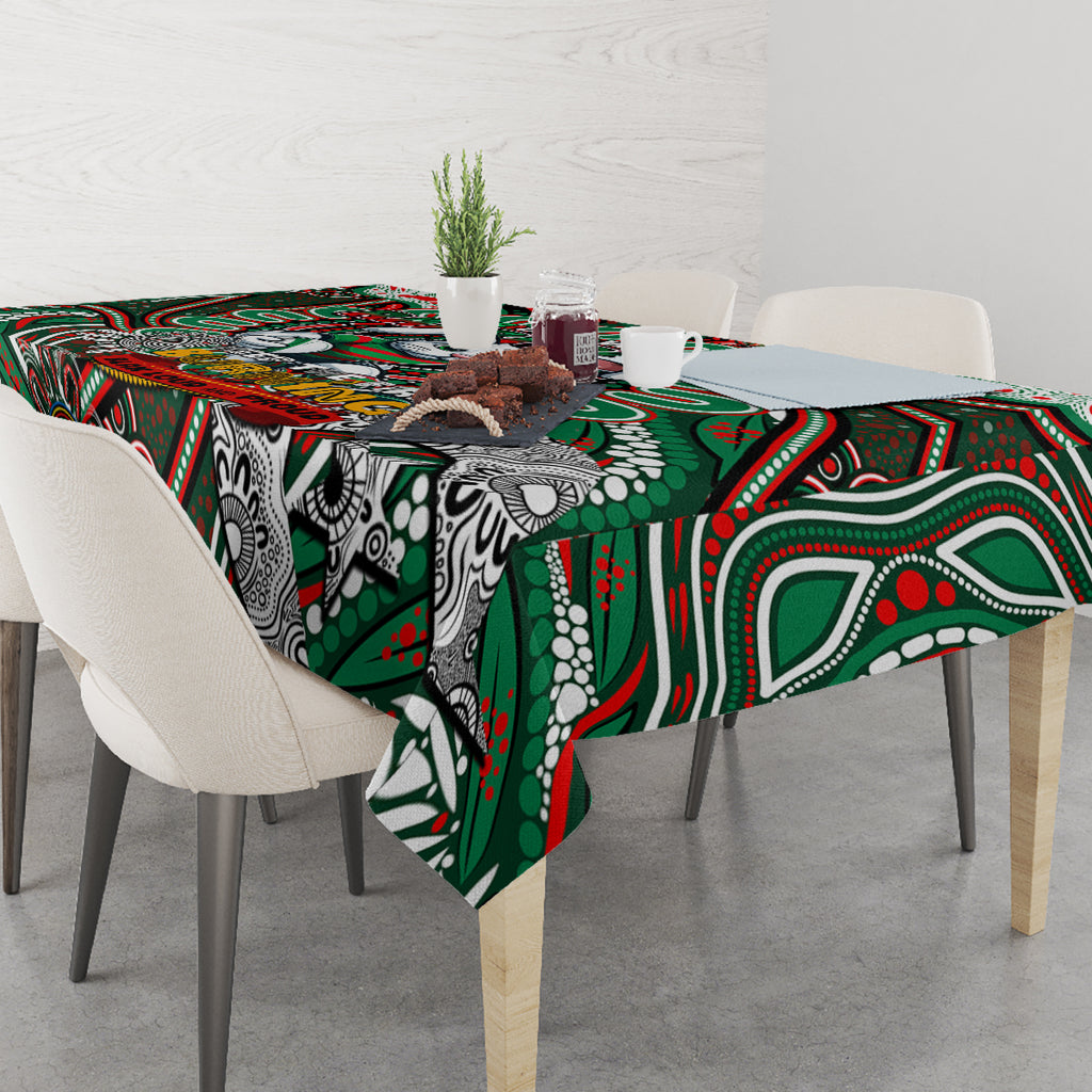 NAIDOC Week 2024 Rabbitohs Tablecloth Mascot Rugby