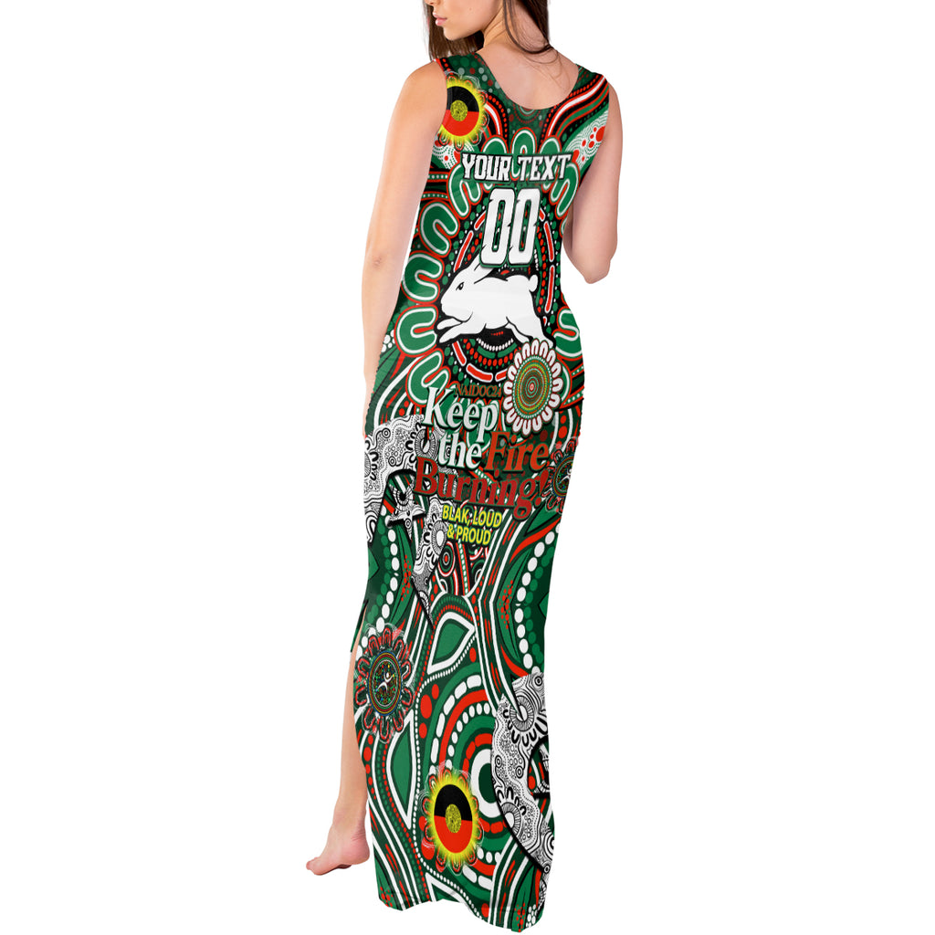 Custom NAIDOC Week 2024 Rabbitohs Tank Maxi Dress Mascot Rugby DT02