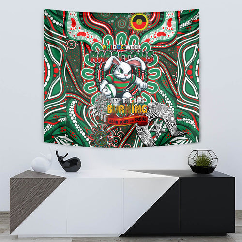 NAIDOC Week 2024 Rabbitohs Tapestry Mascot Rugby