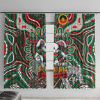 NAIDOC Week 2024 Rabbitohs Window Curtain Mascot Rugby