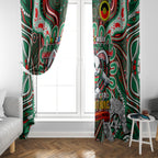 NAIDOC Week 2024 Rabbitohs Window Curtain Mascot Rugby