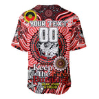 Custom NAIDOC Week 2024 Dragons Baseball Jersey Mascot Rugby