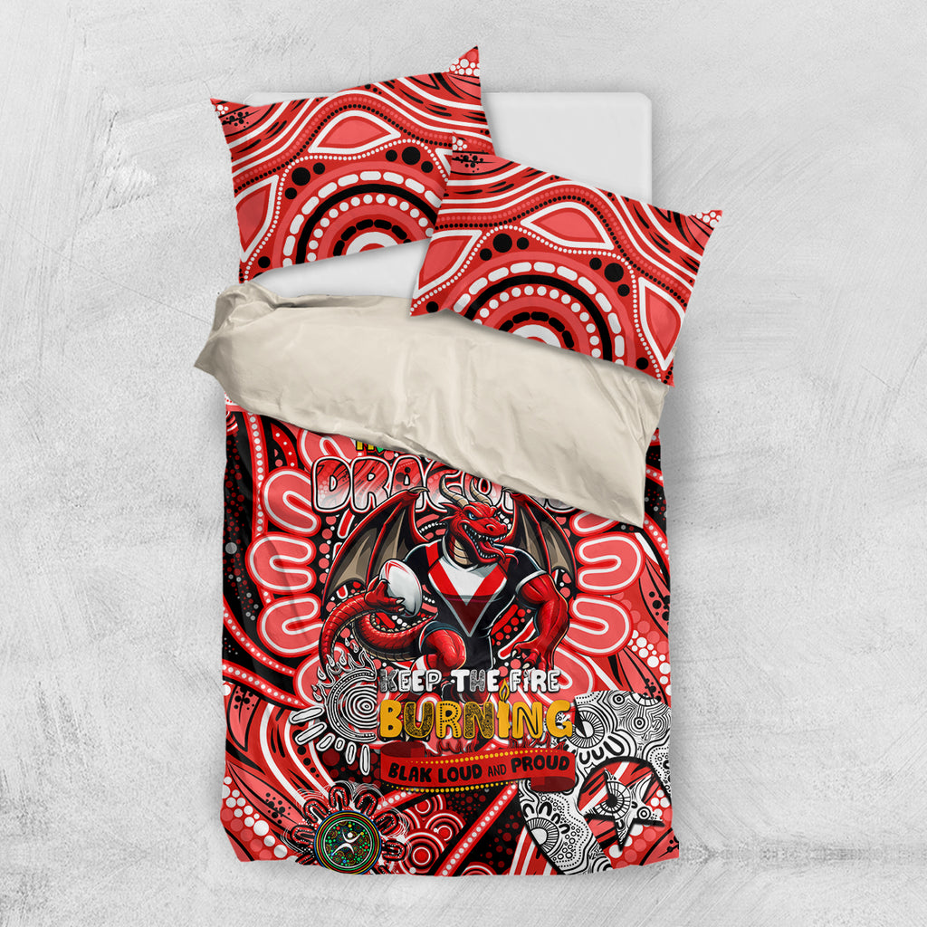NAIDOC Week 2024 Dragons Bedding Set Mascot Rugby