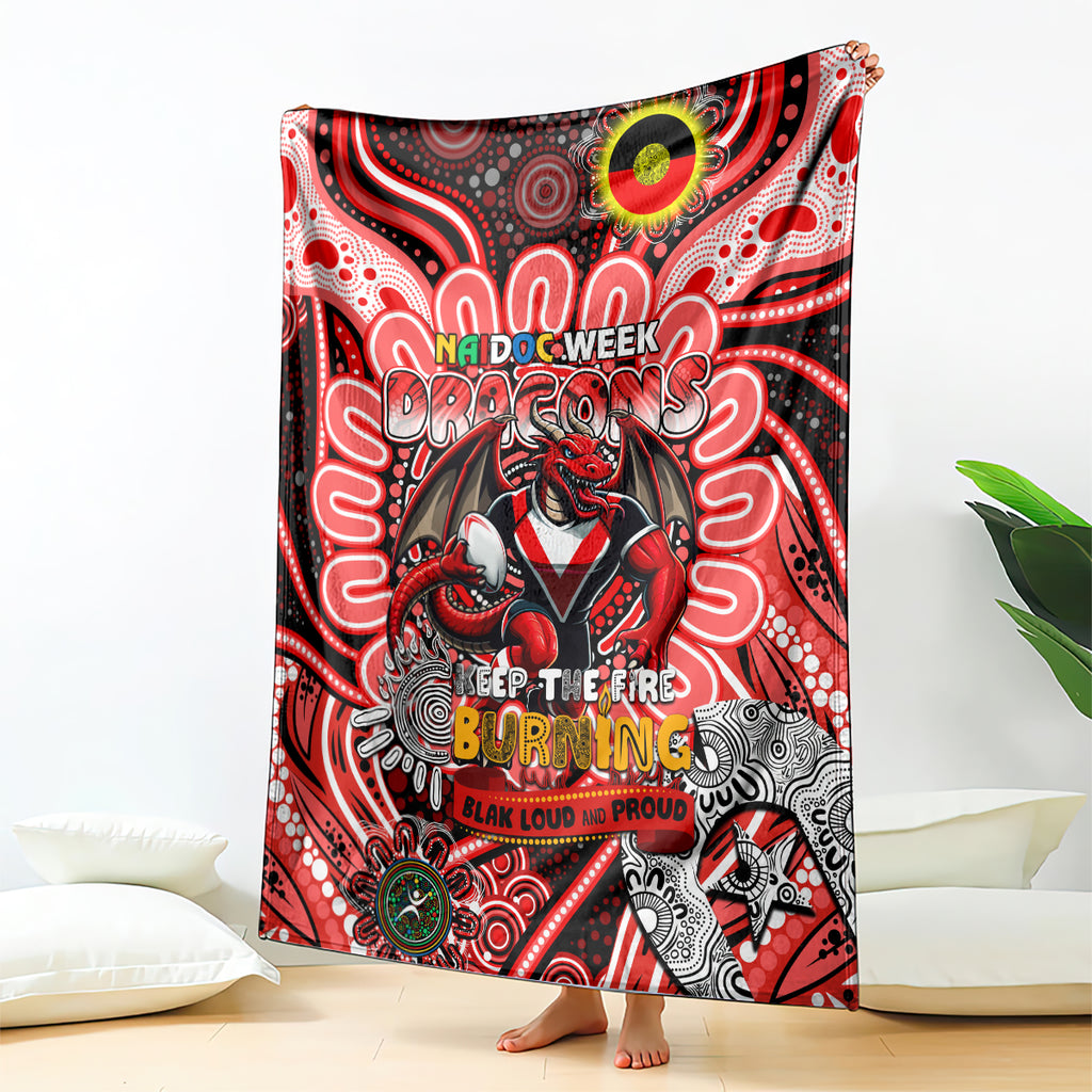 NAIDOC Week 2024 Dragons Blanket Mascot Rugby