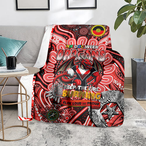 NAIDOC Week 2024 Dragons Blanket Mascot Rugby