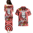 Custom NAIDOC Week 2024 Dragons Couples Matching Puletasi and Hawaiian Shirt Mascot Rugby