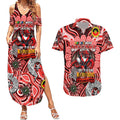 Custom NAIDOC Week 2024 Dragons Couples Matching Summer Maxi Dress and Hawaiian Shirt Mascot Rugby
