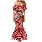 Custom NAIDOC Week 2024 Dragons Family Matching Mermaid Dress and Hawaiian Shirt Mascot Rugby