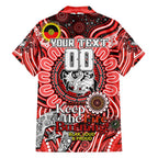 Custom NAIDOC Week 2024 Dragons Family Matching Short Sleeve Bodycon Dress and Hawaiian Shirt Mascot Rugby