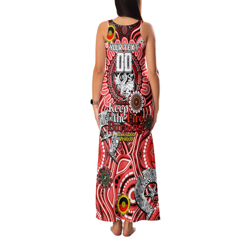 Custom NAIDOC Week 2024 Dragons Family Matching Tank Maxi Dress and Hawaiian Shirt Mascot Rugby