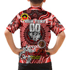 Custom NAIDOC Week 2024 Dragons Kid Hawaiian Shirt Mascot Rugby