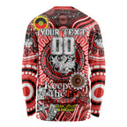 Custom NAIDOC Week 2024 Dragons Long Sleeve Shirt Mascot Rugby