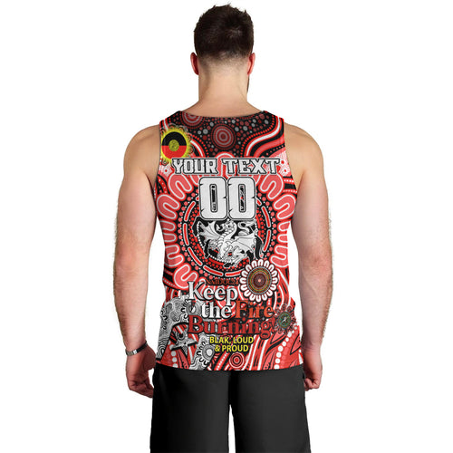 Custom NAIDOC Week 2024 Dragons Men Tank Top Mascot Rugby