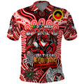 Custom NAIDOC Week 2024 Dragons Polo Shirt Mascot Rugby