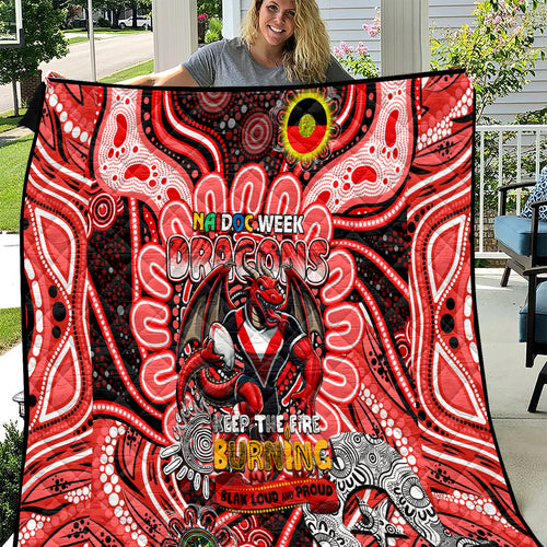 NAIDOC Week 2024 Dragons Quilt Mascot Rugby