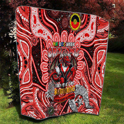 NAIDOC Week 2024 Dragons Quilt Mascot Rugby
