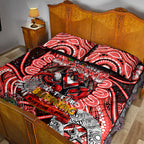 NAIDOC Week 2024 Dragons Quilt Bed Set Mascot Rugby